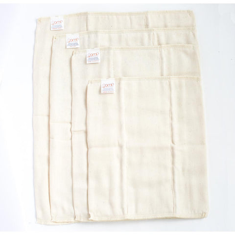 AMP Organic Cotton Indian Prefolds 6-Pack