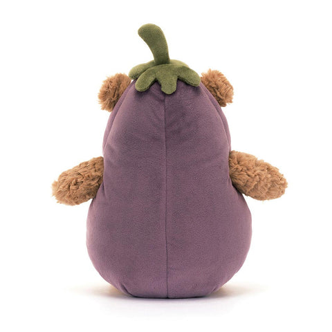 *Jellycat Bartholomew Bear Eggplant - 12"