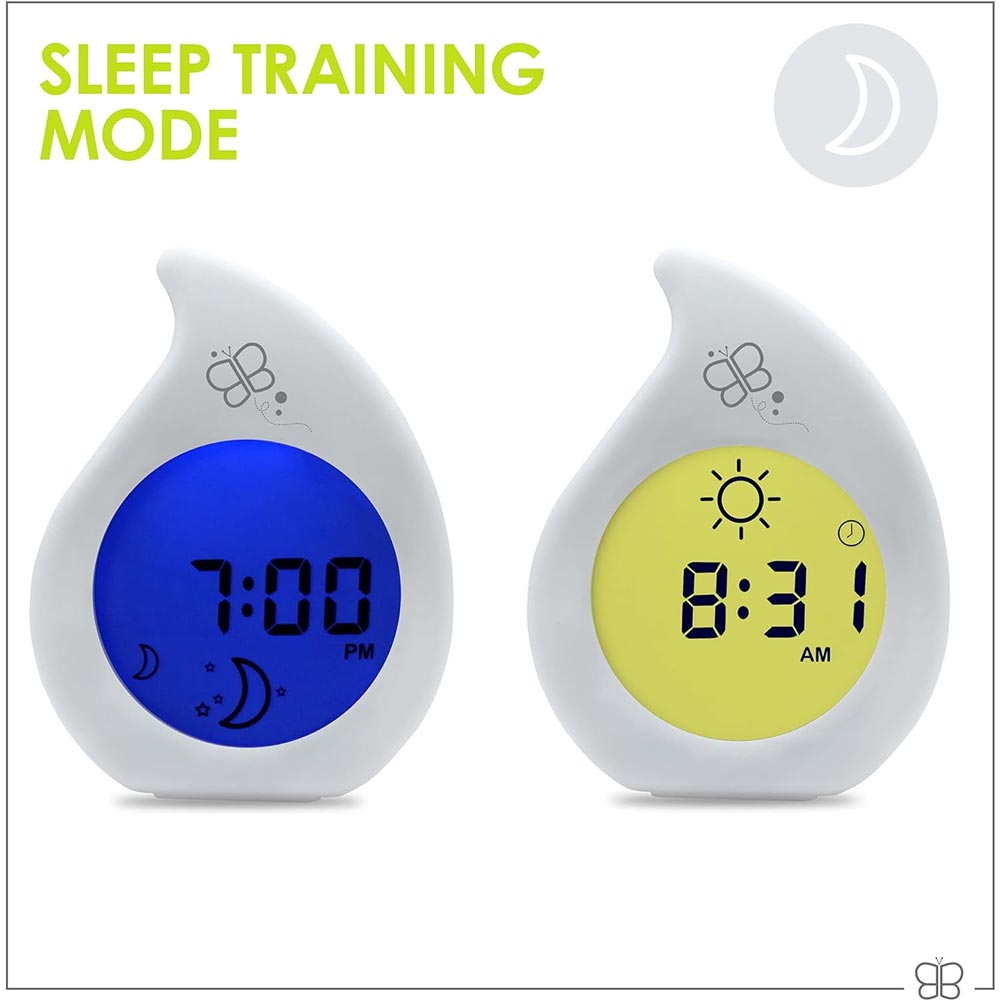 Day and night modes help with sleep training.