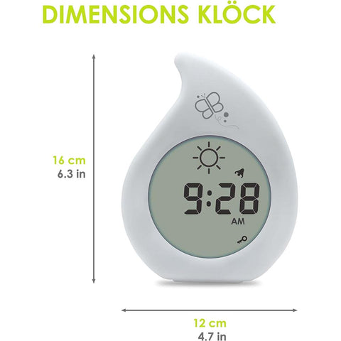 Klock dimensions: 16cm/6.3" tall and 12cm/4.7" wide.