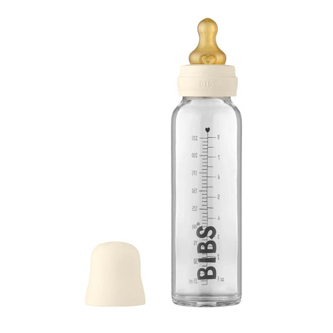 *Bibs Baby Glass Bottle Complete Set - 225mL *Slow Flow*