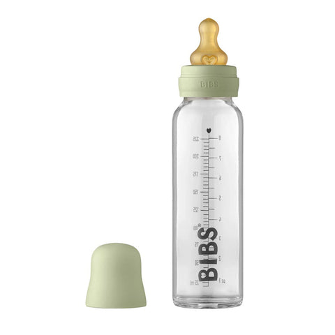 *Bibs Baby Glass Bottle Complete Set - 225mL *Slow Flow*