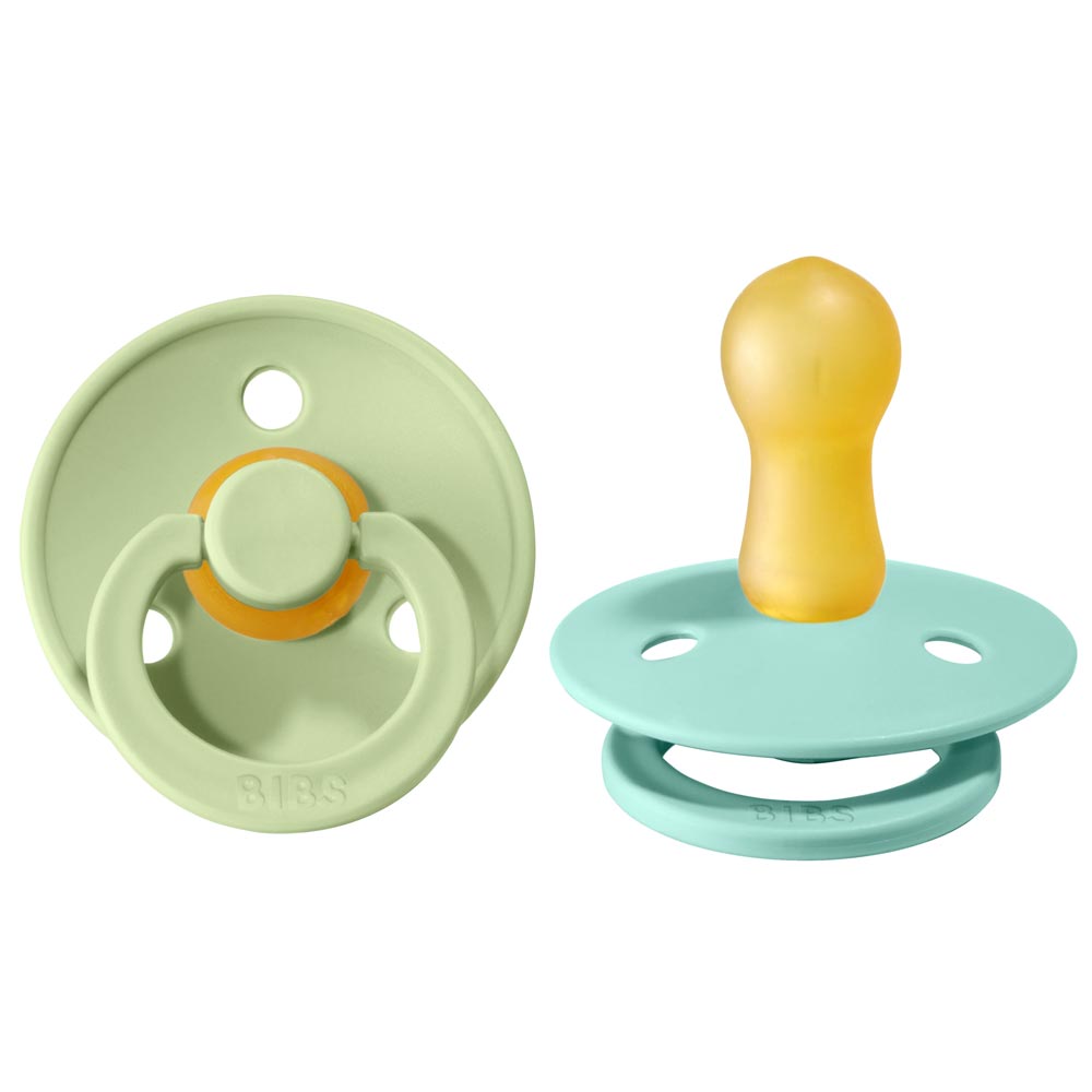 *Bibs Colour Pacifier 2 Pack - Size 1 (0-6 months)