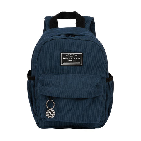 *BinkyBro Toddler Backpack - Navy Cord