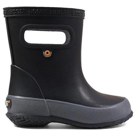 Bogs Skipper Solid Kids Rainboots - Black