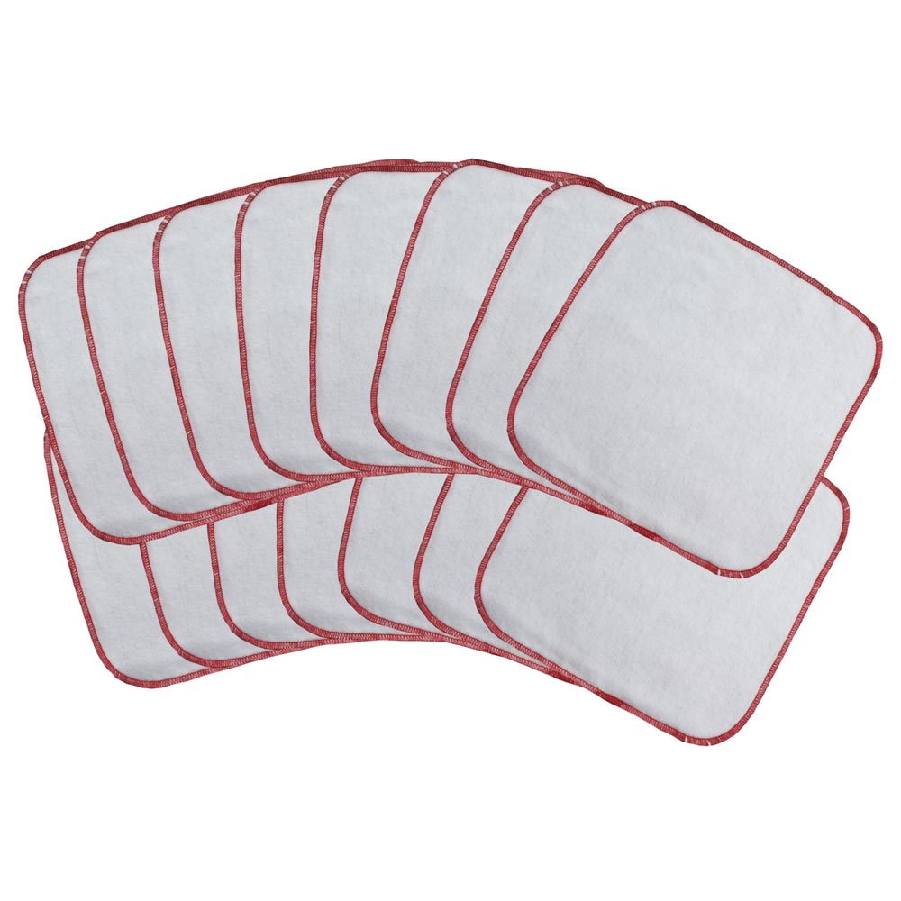 Buttons Cotton Flannel Wipes - 15 Pack