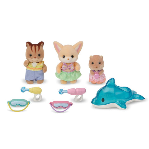 *Calico Critters Nursery Friends Pool Fun Trio