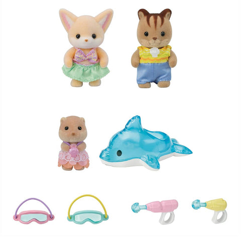 *Calico Critters Nursery Friends Pool Fun Trio