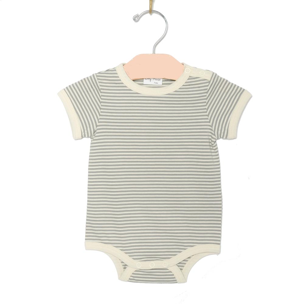 City Mouse Bodysuit - Steel Stripe