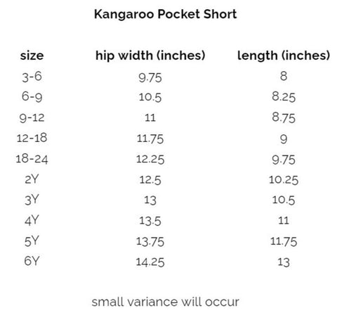 City Mouse Kangaroo Pocket Shorts - Indigo