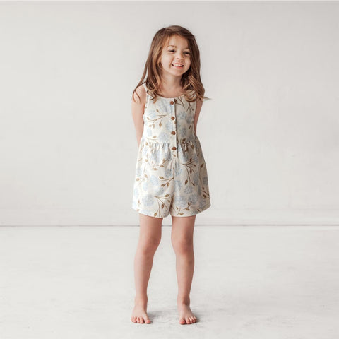 City Mouse Tank Romper - Hydrangea