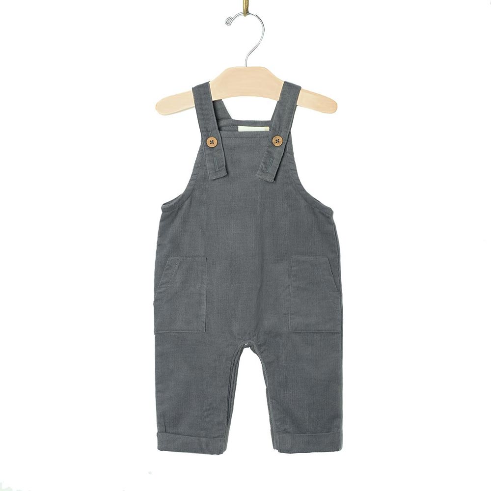 City Mouse Corduroy Overalls - Granite