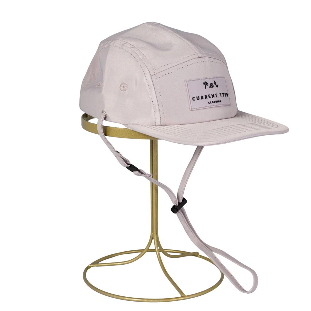 Current Tyed 5 Panel Waterproof Hat - Dusty Lilac