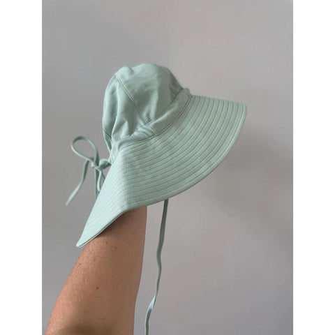 Current Tyed Long Brim Water Bucket Hat - Mint