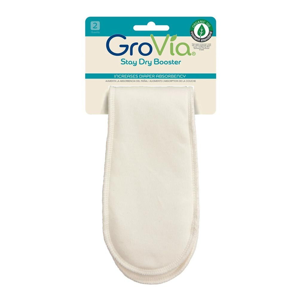 GroVia Stay Dry Organic Cotton Booster 2-pack