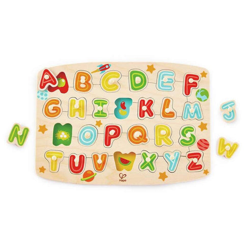 *Hape Alphabet Peg Puzzle