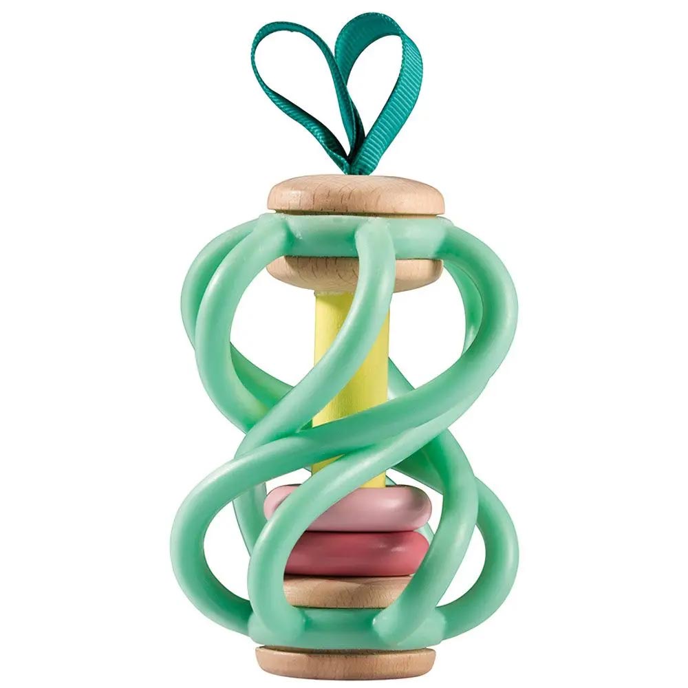 *Hape Apple Grab Teether Baby Toy