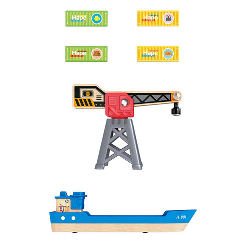 *Hape Cargo Ship & Crane