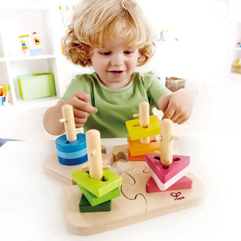 *Hape Creative Peg Puzzle