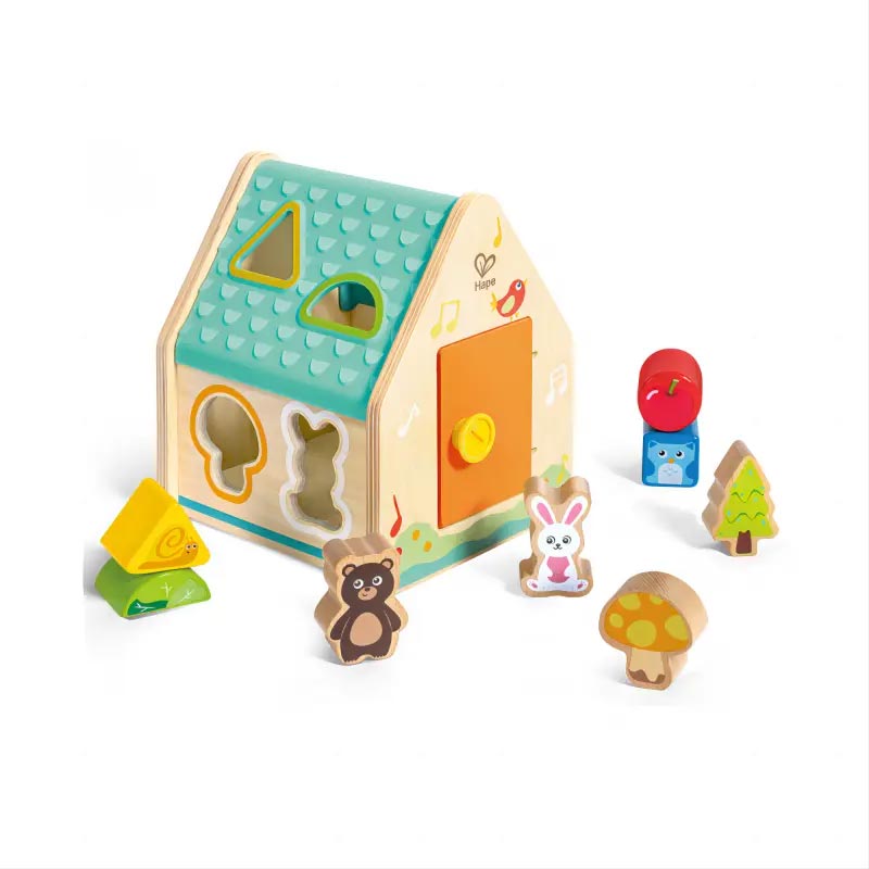 *Hape Critter House Shape Sorter