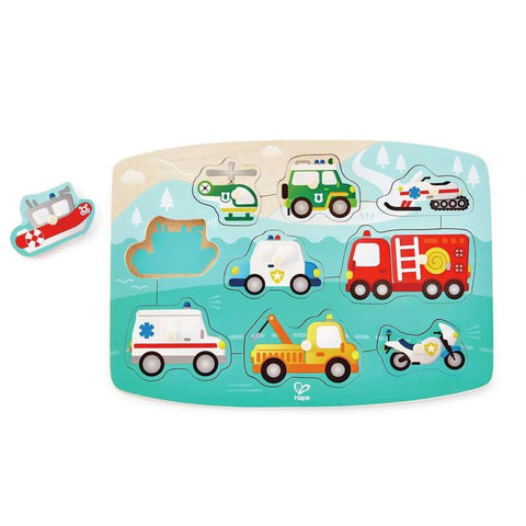 *Hape Emergency Peg Puzzle