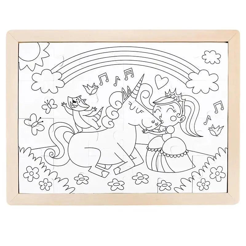 *Hape Unicorn Friends Puzzle