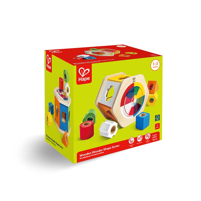 *Hape Wooden Wonder Shape Sorter