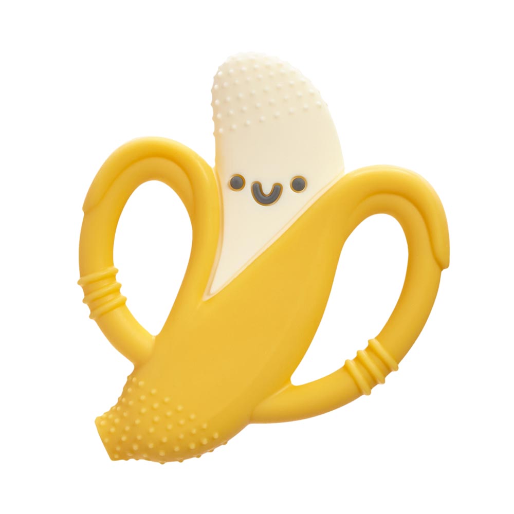 Itzy Ritzy Chew Crew Silicone Handle Teether - Beckett the Banana