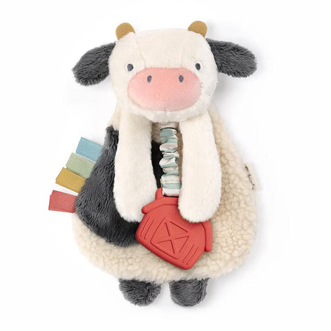 *Itzy Ritzy Itzy Lovey Plush & Silicone Teether Toy - Carmen the Cow