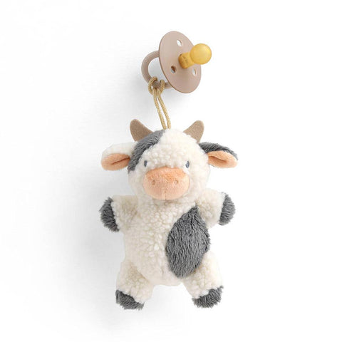 *Itzy Ritzy Bitzy Pal Natural Rubber Pacifier & Lovey - Carmen Cow