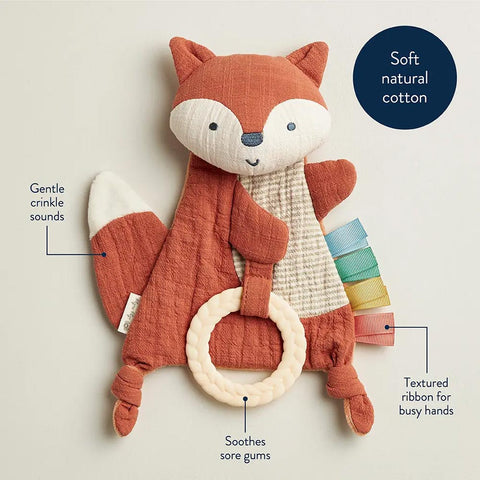 *Itzy Ritzy Bitzy Crinkle Toy & Teether - Fox