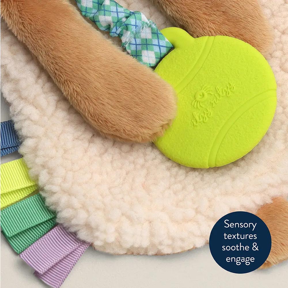 *Itzy Ritzy Itzy Lovey Plush & Silicone Teether Toy - Trevor the Puppy