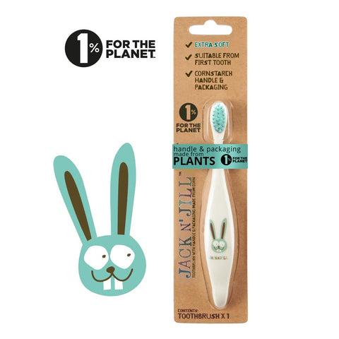 *Jack N' Jill Bio Toothbrush (TM) Compostable & Biodegradable Handle