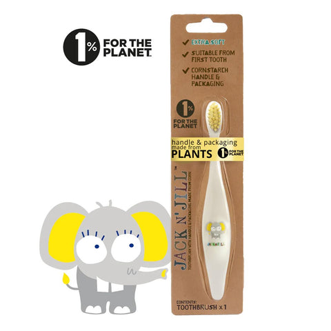 *Jack N' Jill Bio Toothbrush (TM) Compostable & Biodegradable Handle