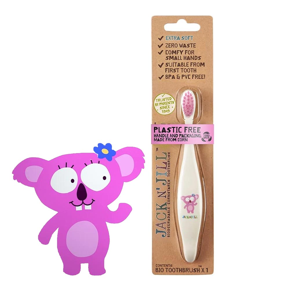 *Jack N' Jill Bio Toothbrush (TM) Compostable & Biodegradable Handle