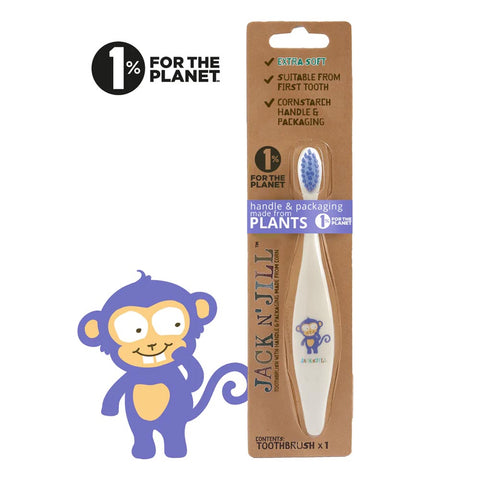 *Jack N' Jill Bio Toothbrush (TM) Compostable & Biodegradable Handle