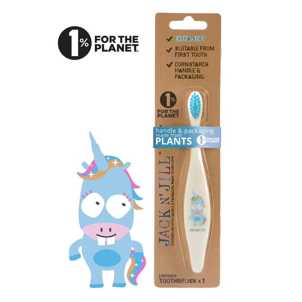 *Jack N' Jill Bio Toothbrush (TM) Compostable & Biodegradable Handle