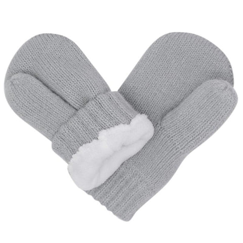 Jan & Jul Knit Mittens - Grey