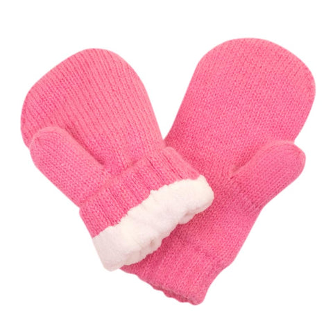 Jan & Jul Knit Mittens - Watermelon Pink