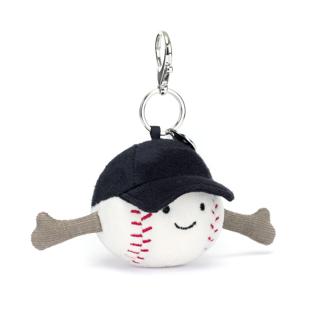 *Jellycat Amuseables Sports Baseball Bag Charm