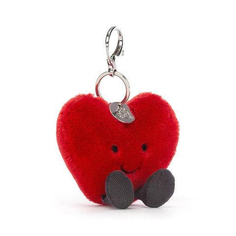 *Jellycat Amuseables Heart Bag Charm - 6"