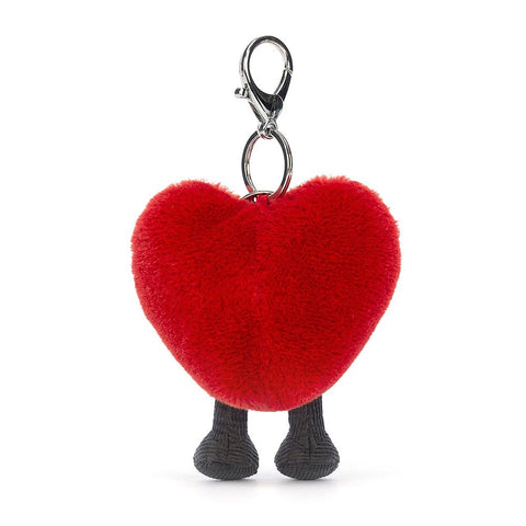 *Jellycat Amuseables Heart Bag Charm - 6"