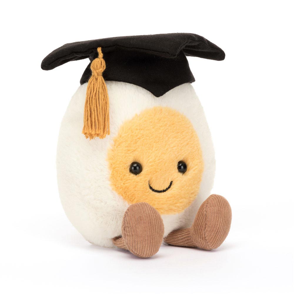 *Jellycat Amuseables Boiled Egg Graduation - 5"