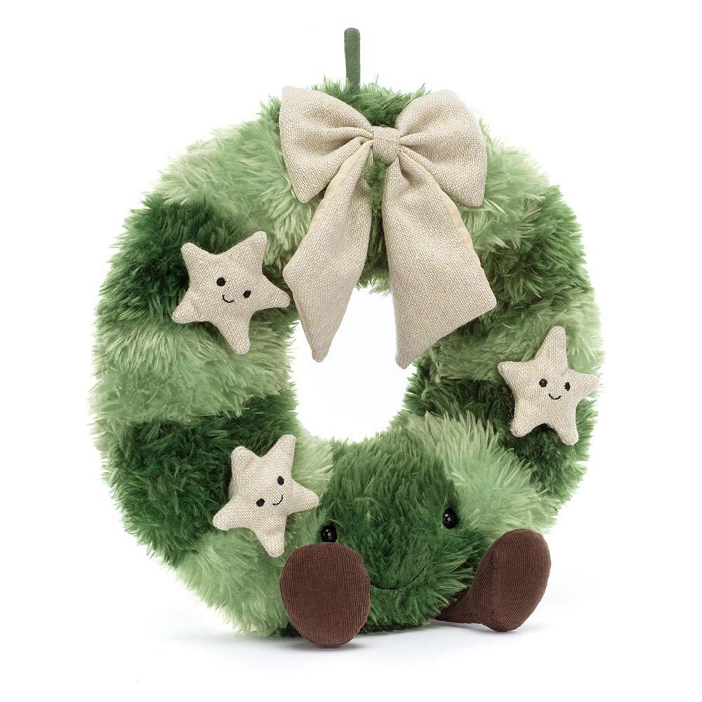 *Jellycat Amuseables Nordic Spruce Wreath - 14"