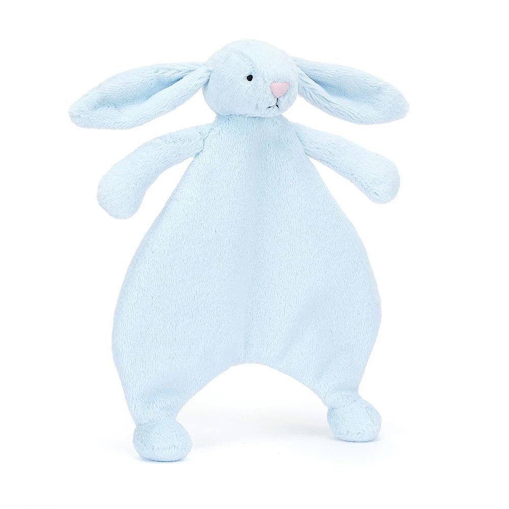 *Jellycat Bashful Blue Bunny Comforter - 11"