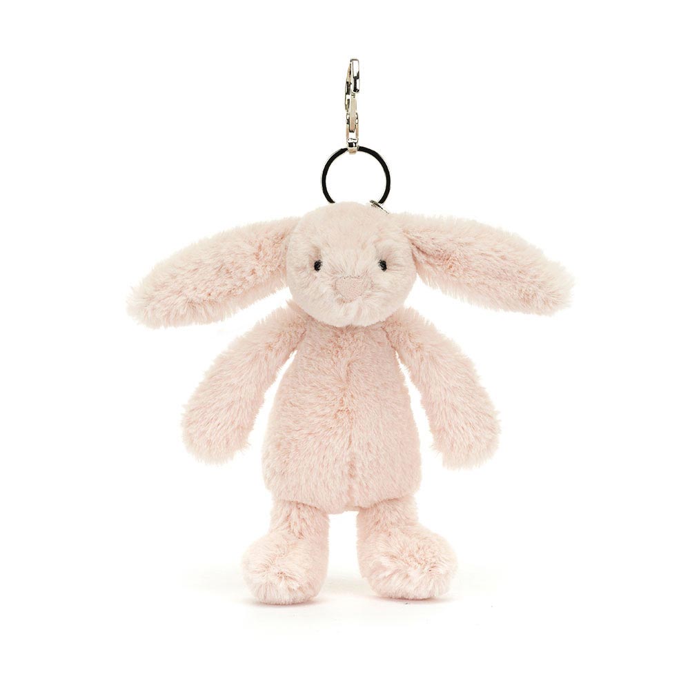 *Jellycat Bashful Blush Bunny Bag Charm - 7"