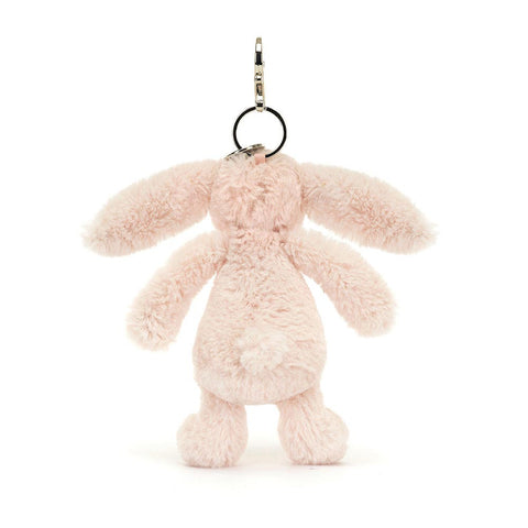 *Jellycat Bashful Blush Bunny Bag Charm - 7"