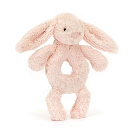 *Jellycat Bashful Blush Bunny Ring Rattle