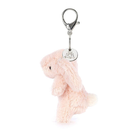 *Jellycat Bashful Blush Bunny Bag Charm - 7"