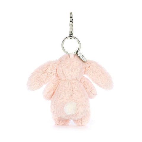 *Jellycat Bashful Blush Bunny Bag Charm - 7"